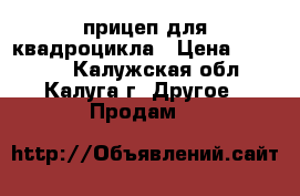 прицеп для квадроцикла › Цена ­ 40 000 - Калужская обл., Калуга г. Другое » Продам   